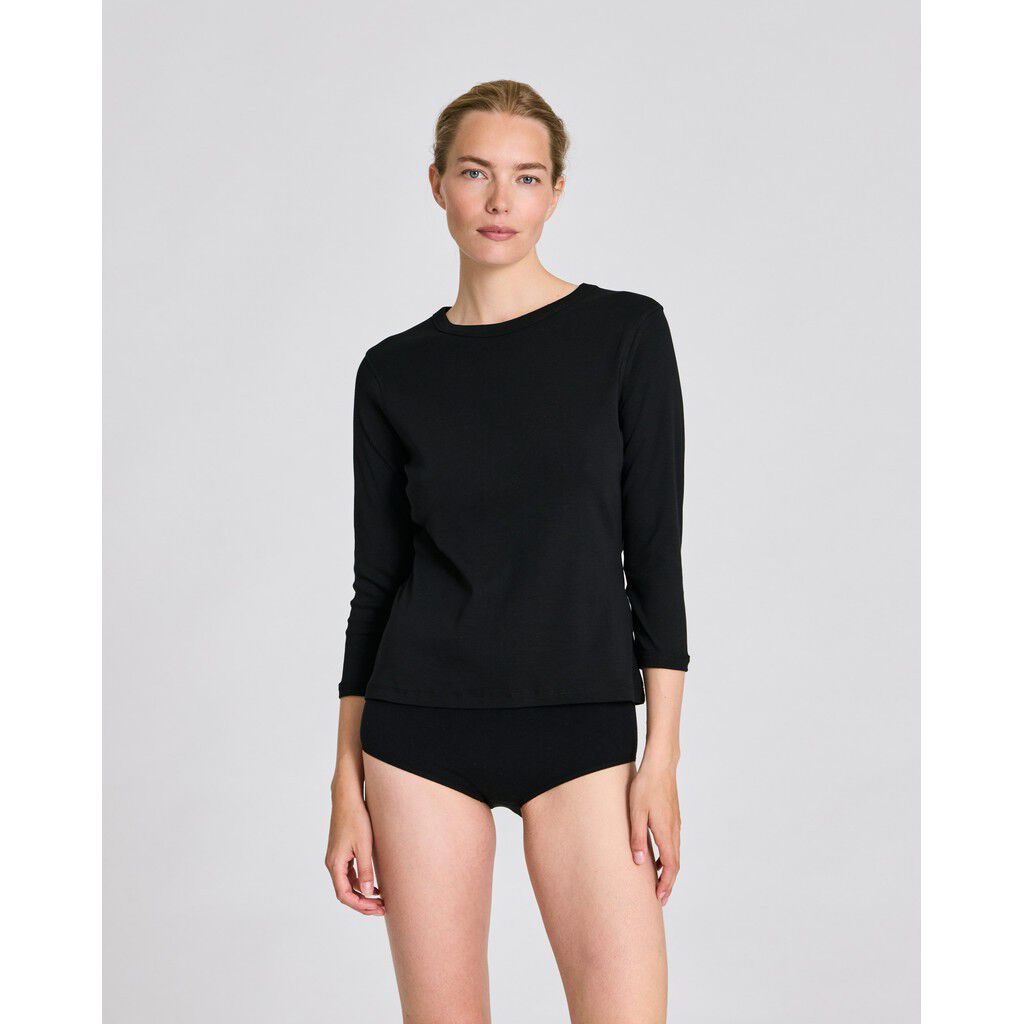 Sascha 3/4 Sleeve Cotton Top