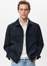 Leather-effect biker jacket