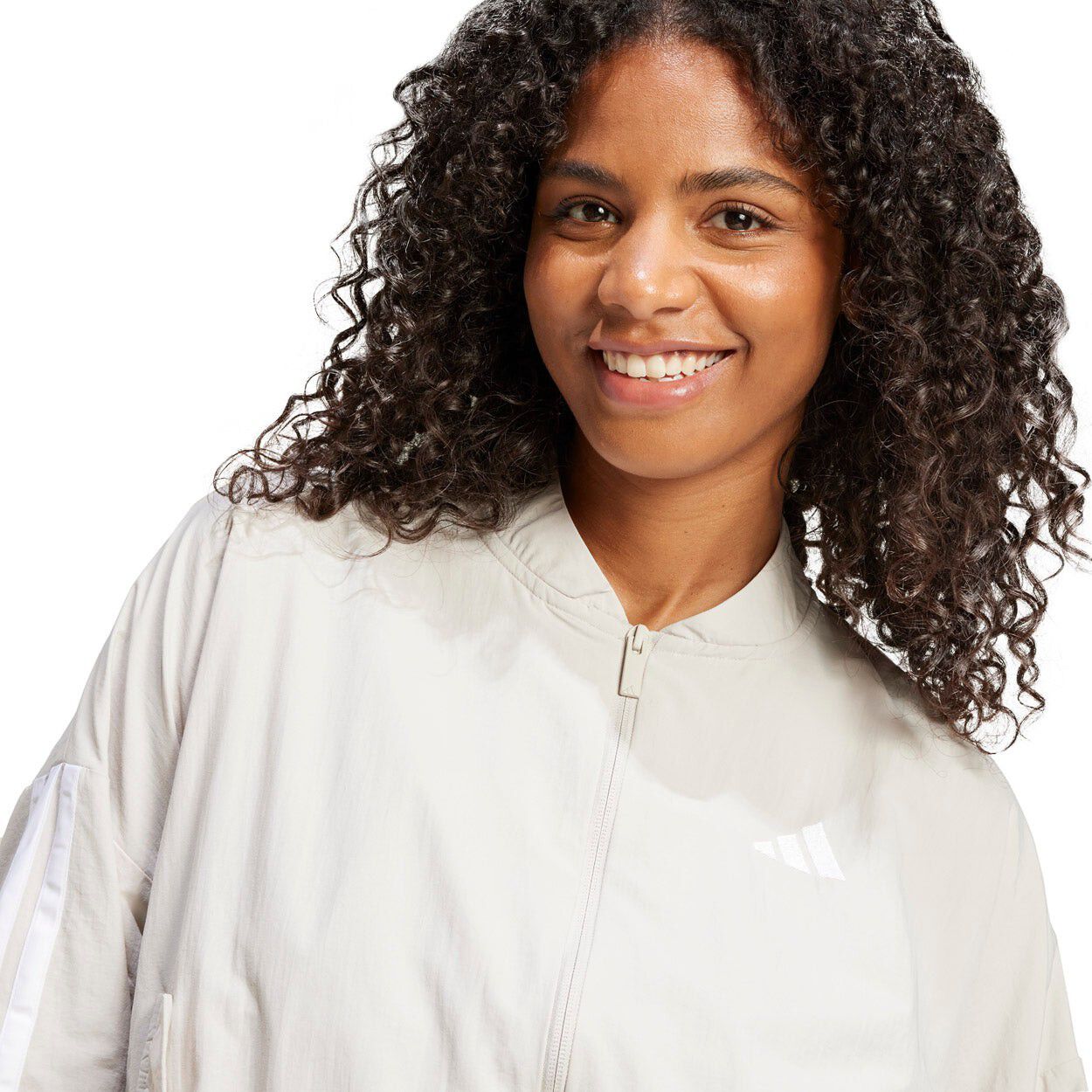 Essentials 3-Stripes Bomber Sweatshirt