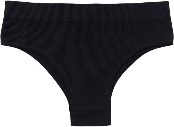 Ribbede brasilianske trusser uden sømme med høj talje