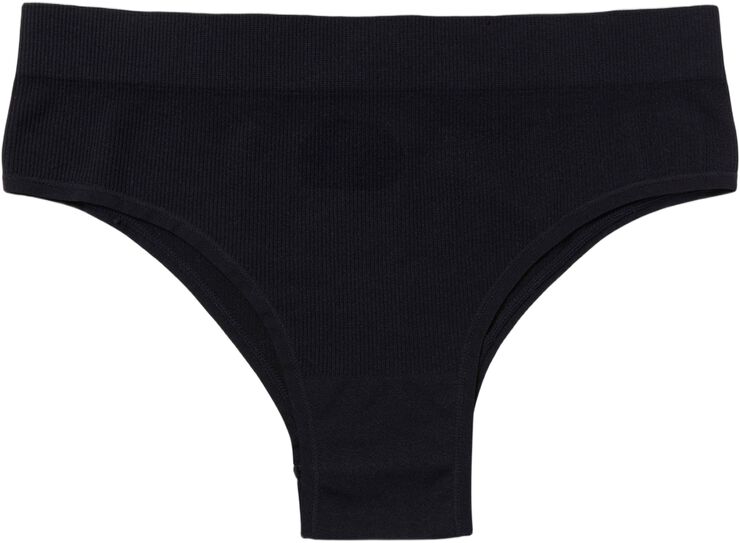 Ribbede brasilianske trusser uden sømme med høj talje