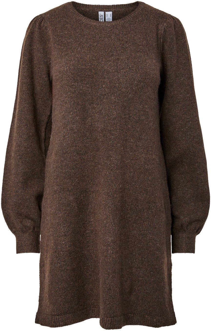 Pcsally Ls O-Neck Knit Dress Noos Bc