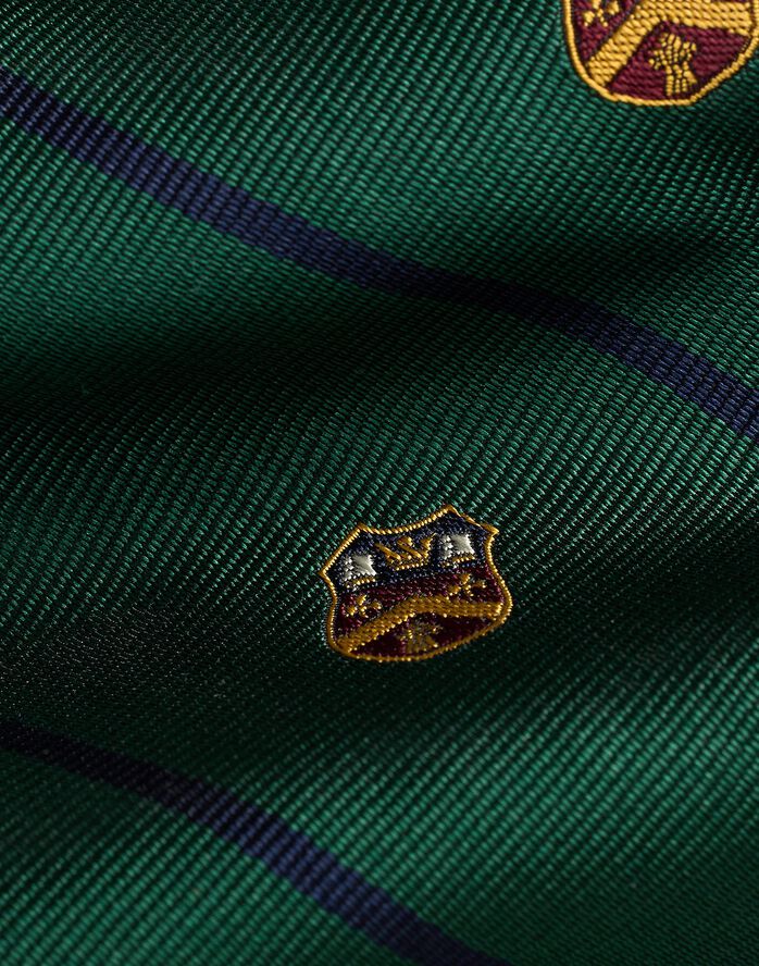 Striped Silk Repp Club Tie
