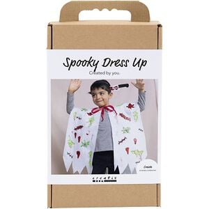 DIY Kit Spooky Udklædning, Kappe og hårbøjle, ass. Farver