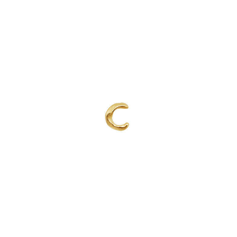 C Alphabet Single Earring