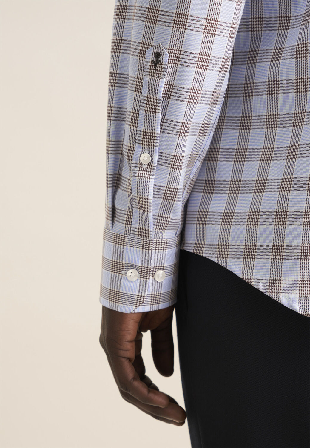 Business shirt Slim 1/1 Kent-Collar Check