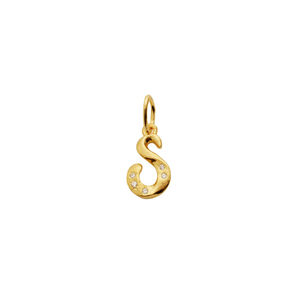 Alphabet Pendant Gold