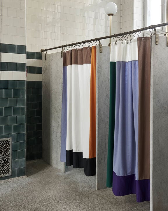 Pivot Shower Curtain-Cream