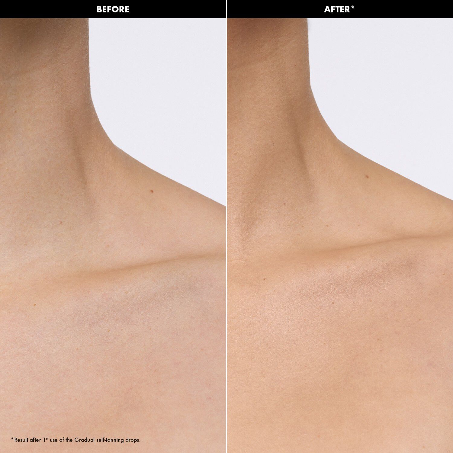 Selvbrunende dr&aring;ber, der virker gradvist - med DHA og hyaluronsyre