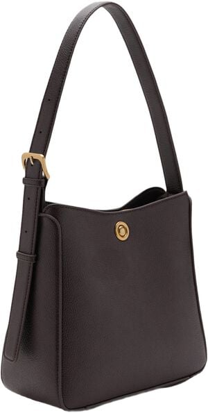 Medium bucket bag with metal detail