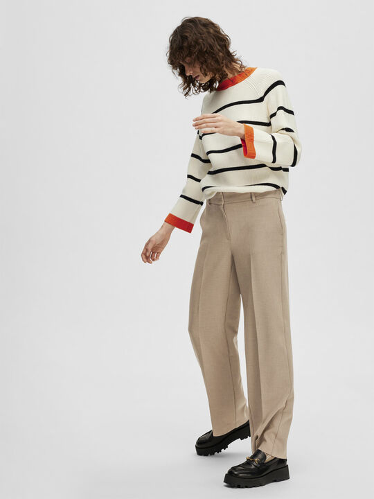 SLFRITA MW WIDE PANT CAMEL MLG N NO