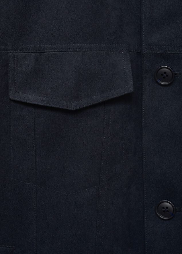 Leather-effect biker jacket