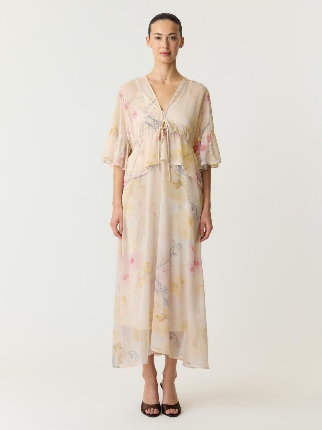 YASBLOMINA 2/4 ANKLE DRESS - SHOW