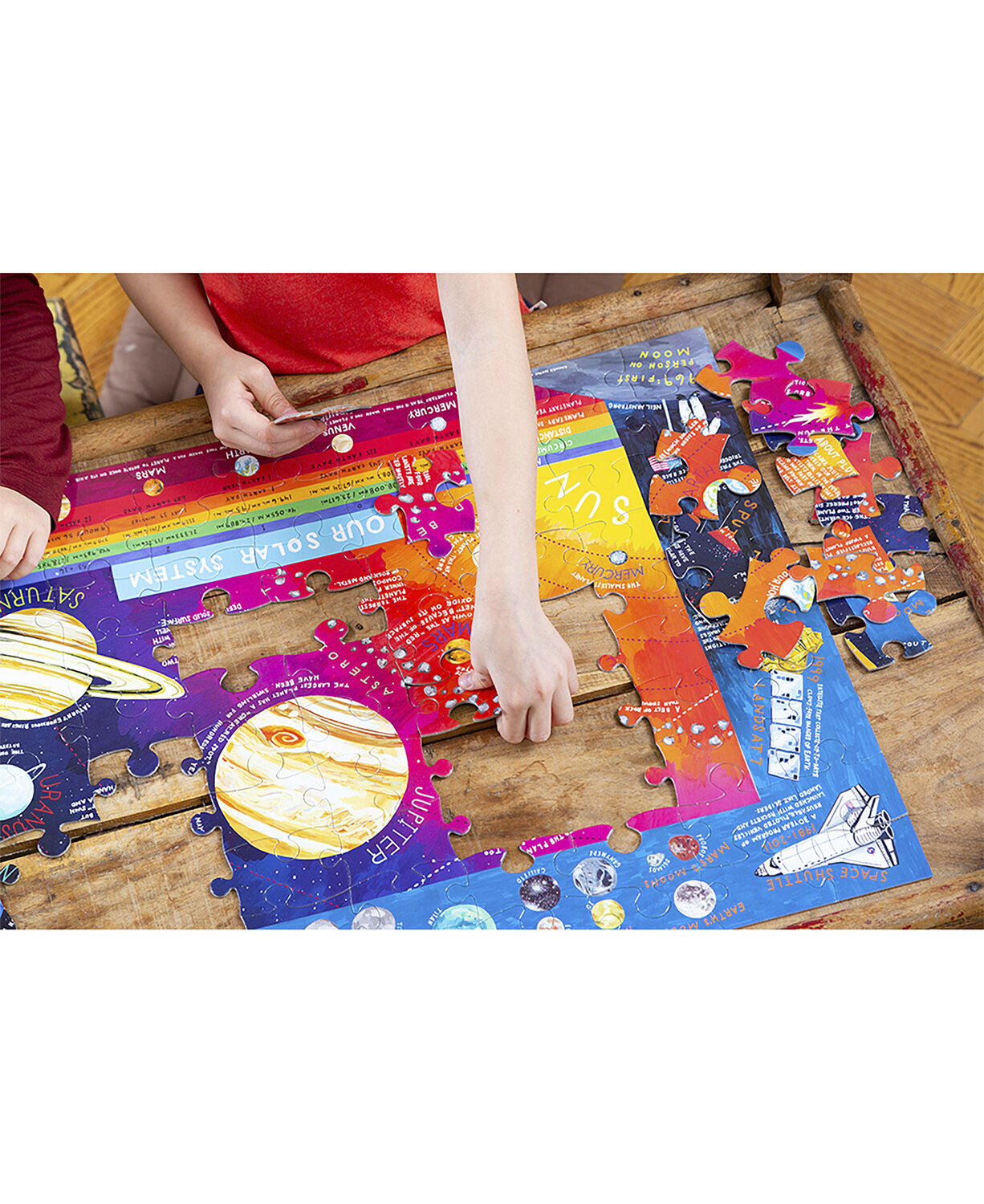 eeBoo - Puslespil 100 brk - Solsystemet