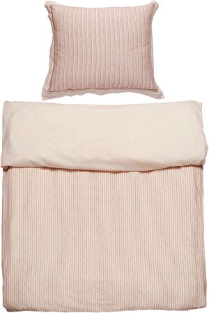 Duvet & Pillowcase set Summer Stripe Peach