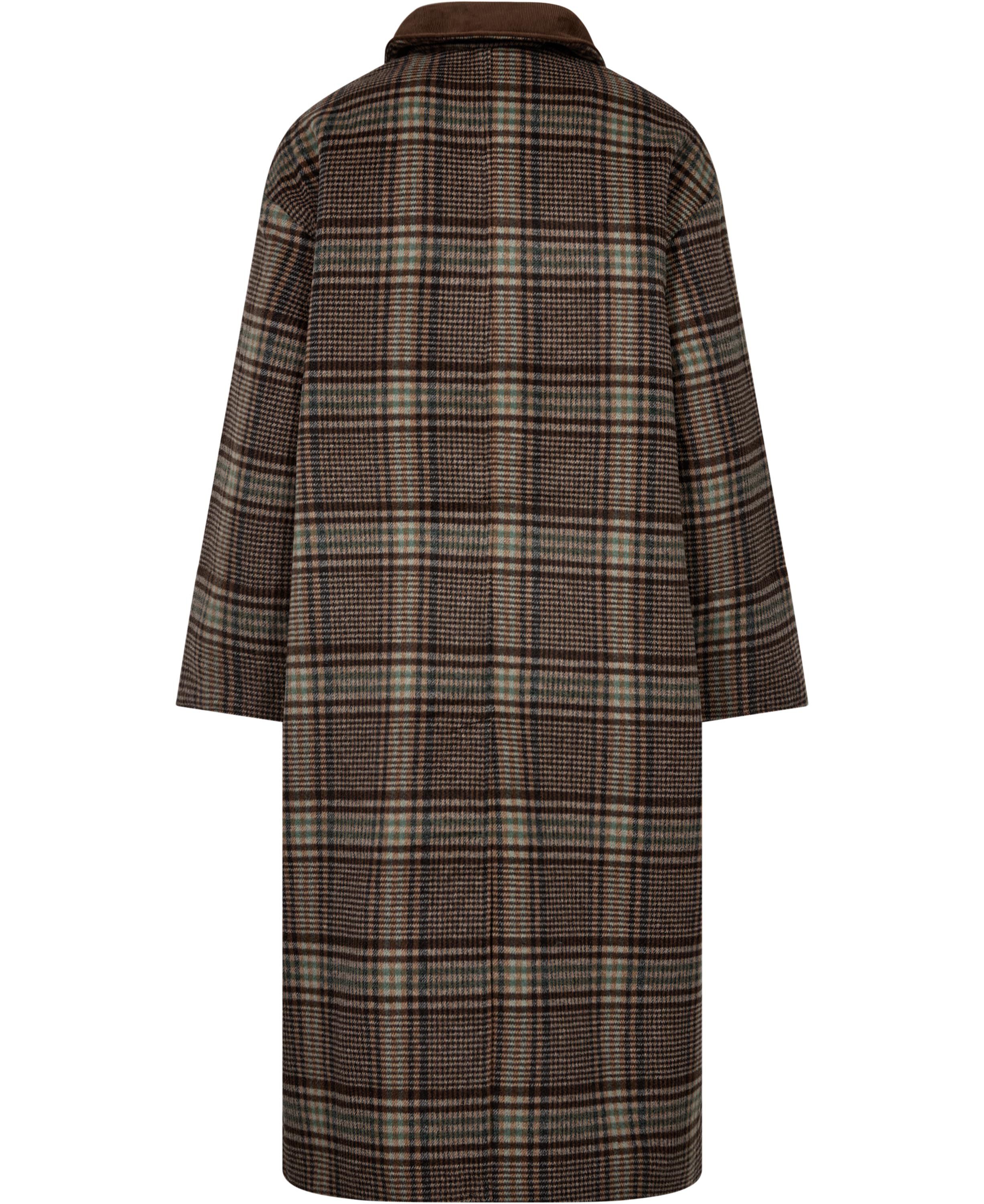 Emmy Wool 1 Coat with corduroy detail - GRS
