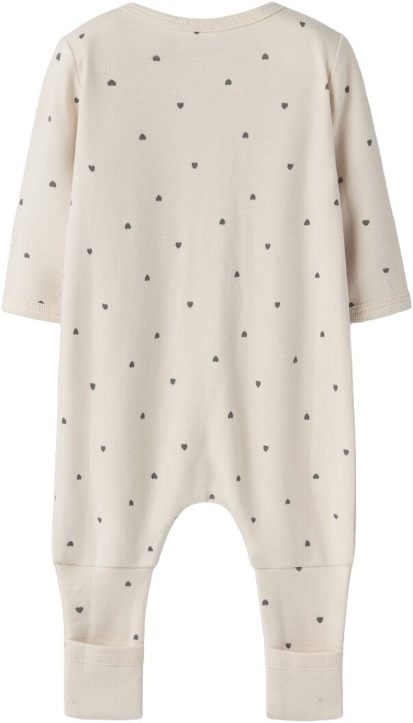 NBFNIGHTSUIT 2P ZIP FF HEART NOOS