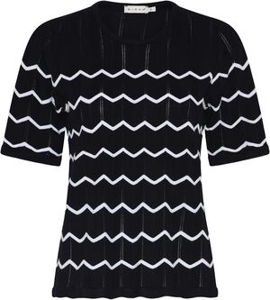 BB Jumper_ BBViscoseStripeKnit
