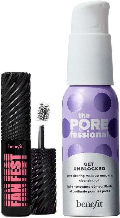 Lash, Cleanse, GO - Gavesæt med mini mascara og Cleansing Oil