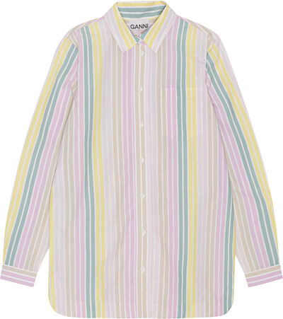 Stripe Cotton Skjorte