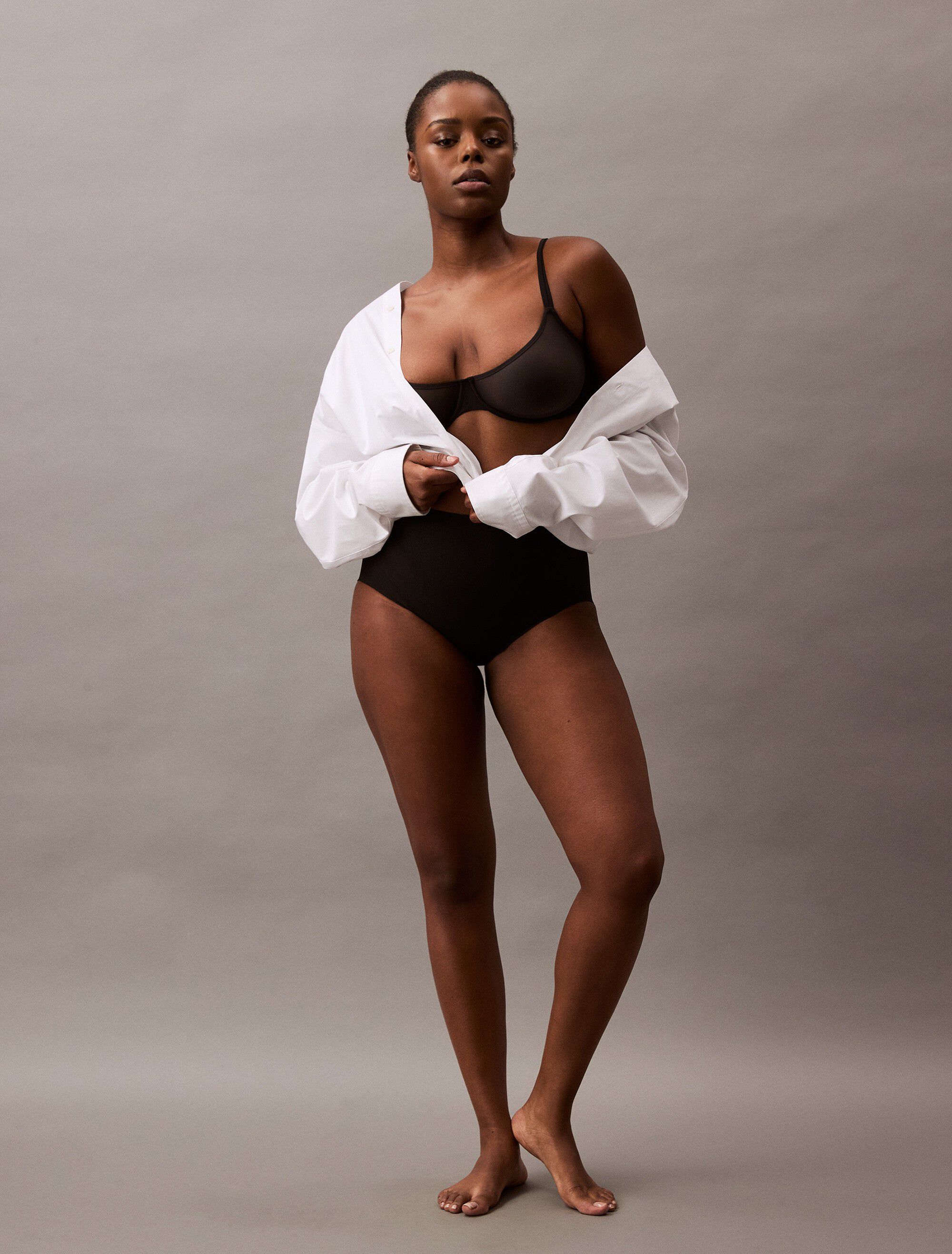 SCULPTED FIRM MESH BRIEF