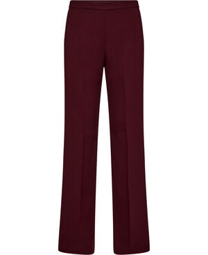 Straight mid-rise suit trousers