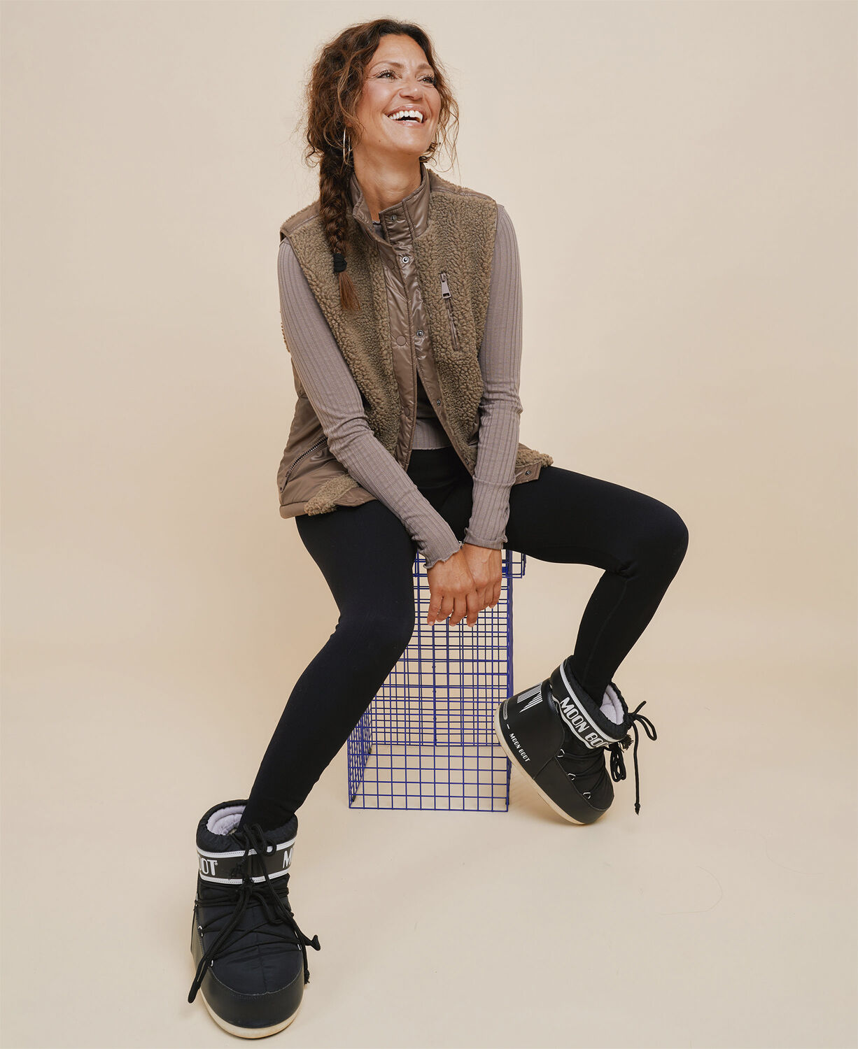 Glacier Fleece Vest - Nero