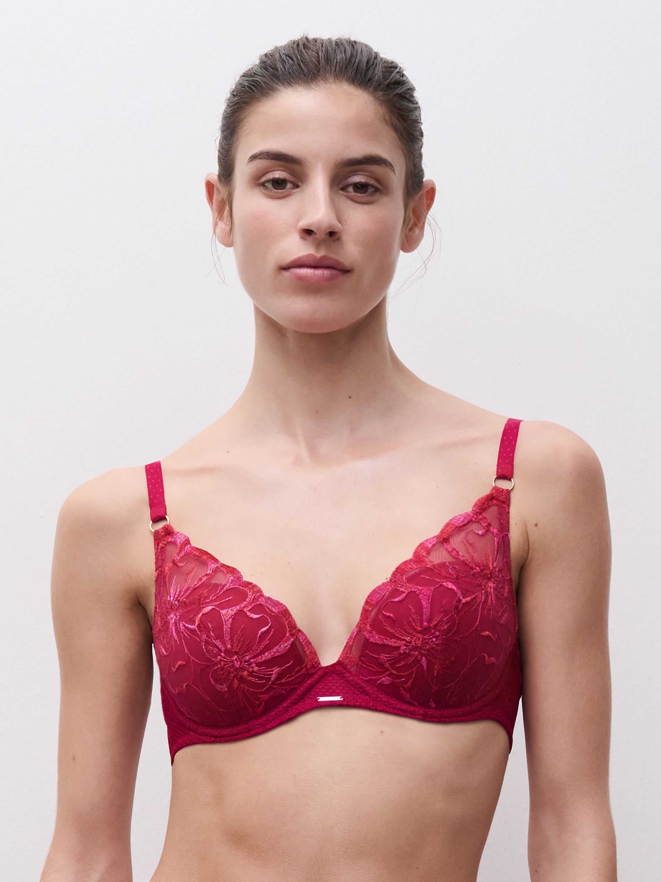 Fleurs Plunge t-shirt bra