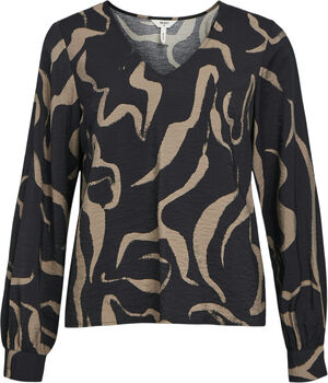 OBJJACIRA L/S V-NECK TOP NOOS