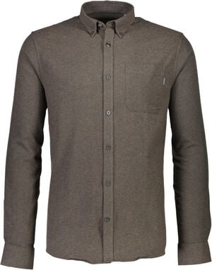 Brushed twill shirt L/S