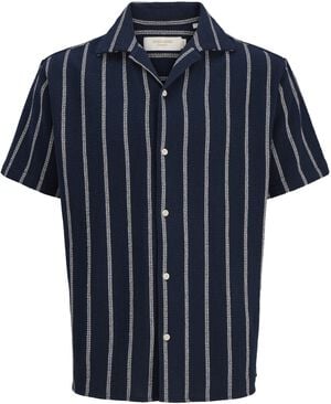 JORCOBA STRIPE RESORT SHIRT SS SN J