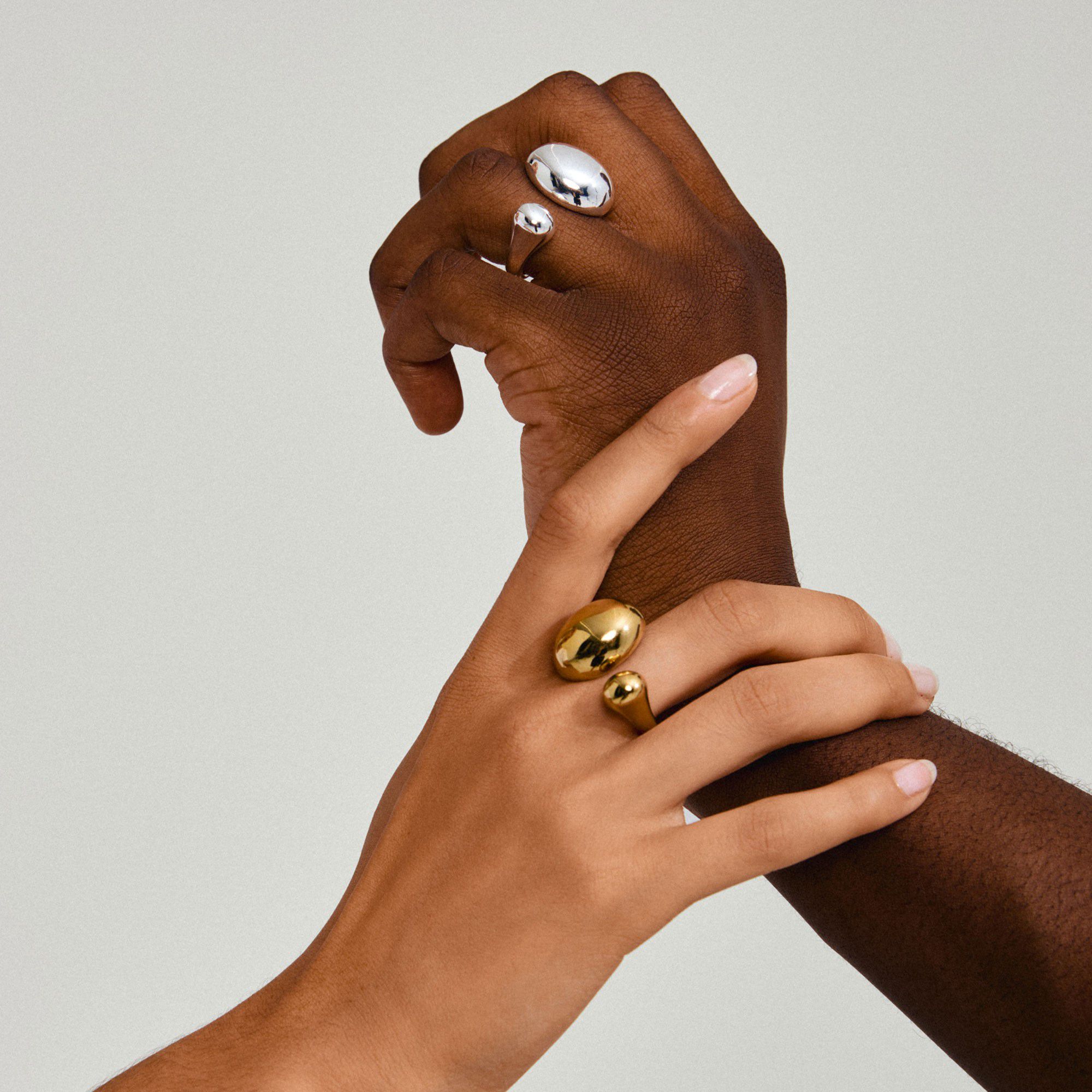 ALVIN ring silver-plated