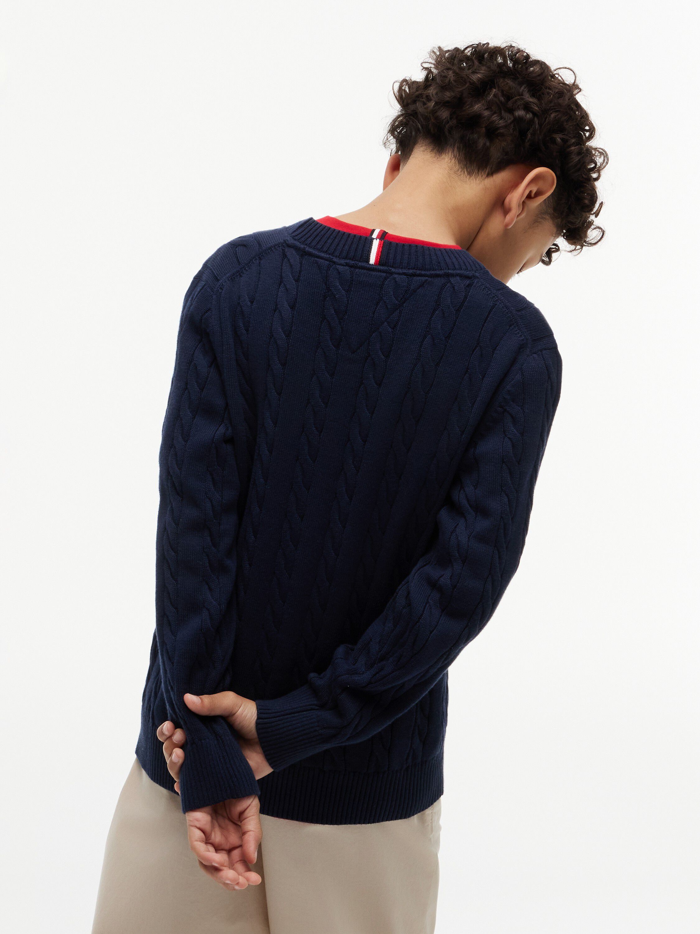 Essential Cable Knit Crew Neck Jumper