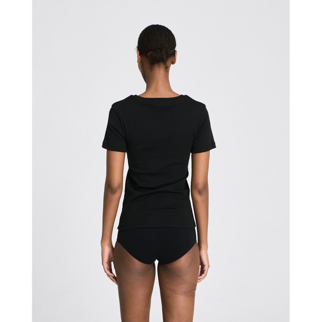 Trille Cotton Top 1x1 Rib Tee GOTS