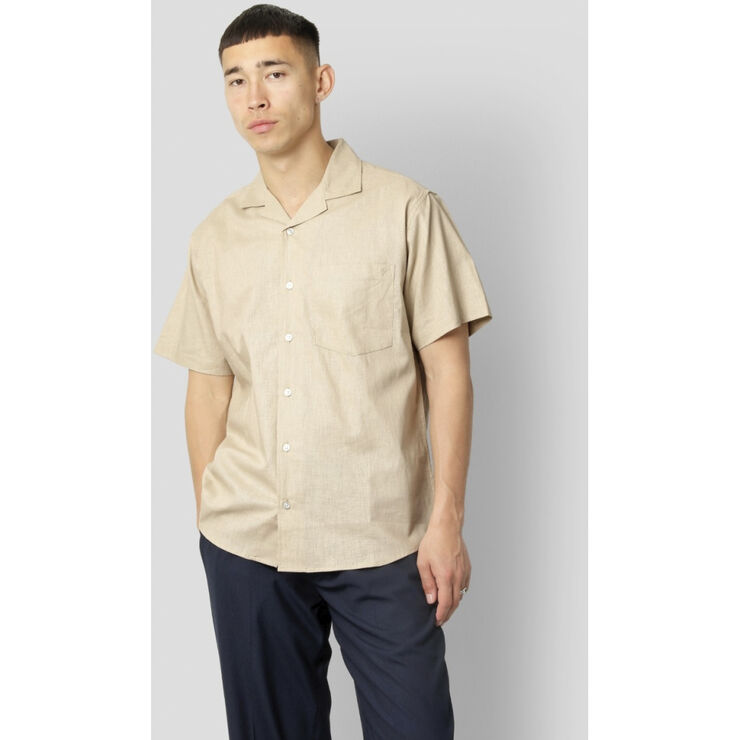 Bowling Cotton Linen Shirt S/S