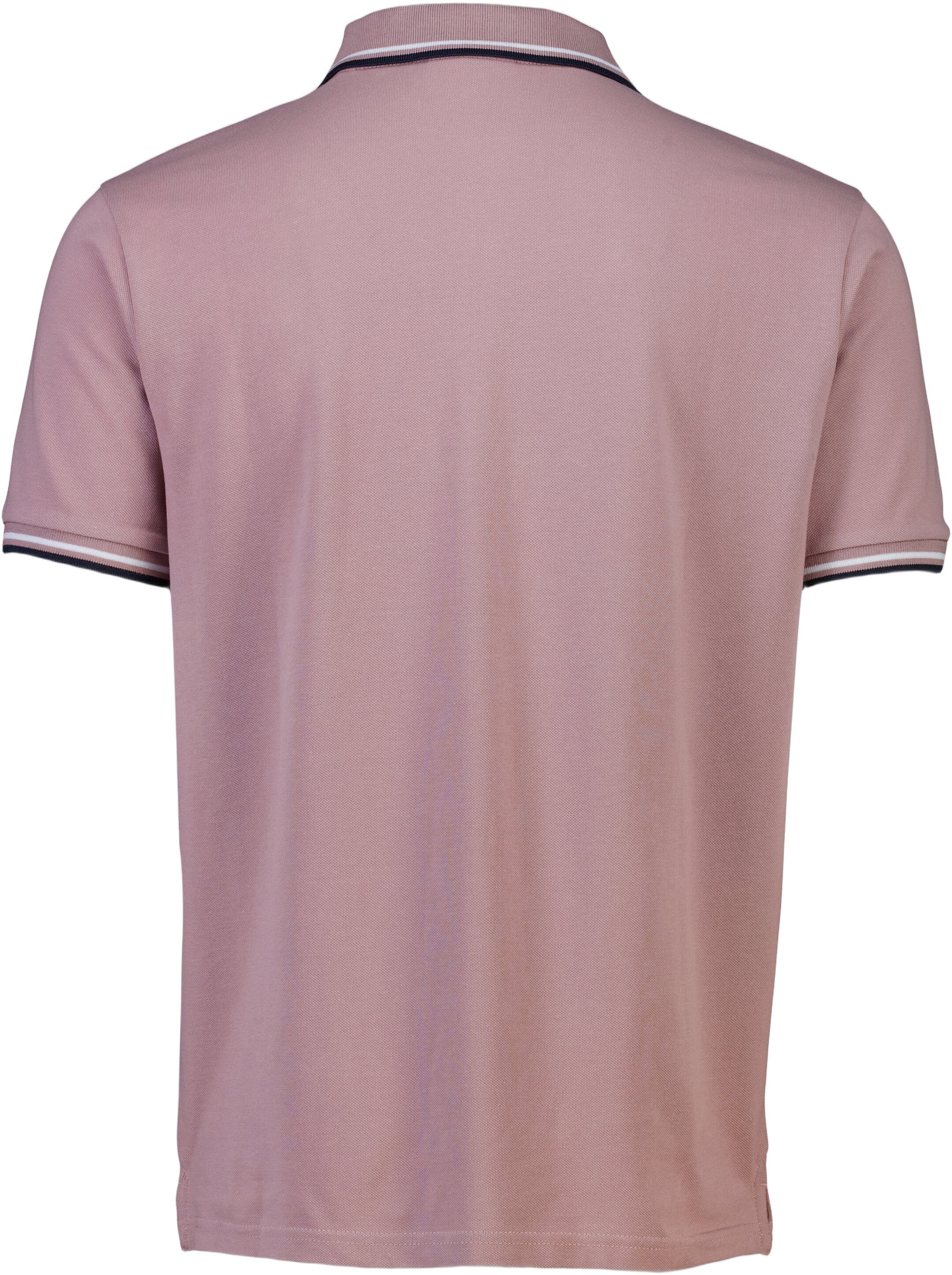 Polo shirt w. contrast piping