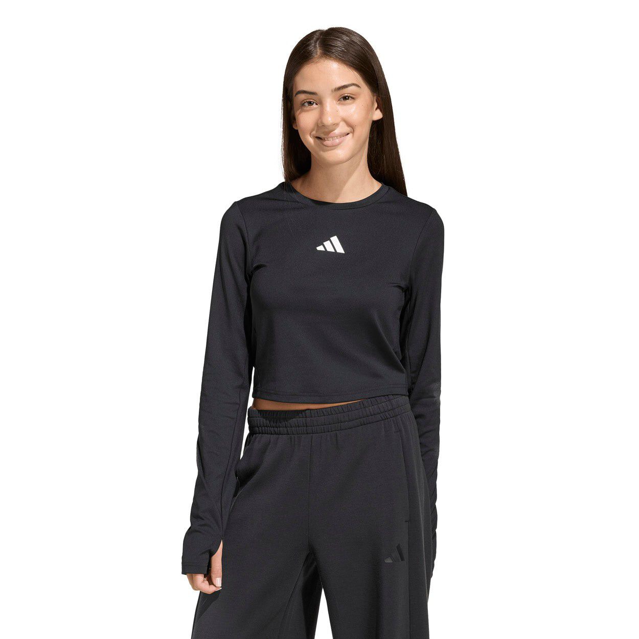 TECHFIT Long-Sleeve Crop Top