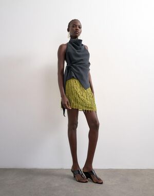 TSRHEA HR MINI SKIRT WVN