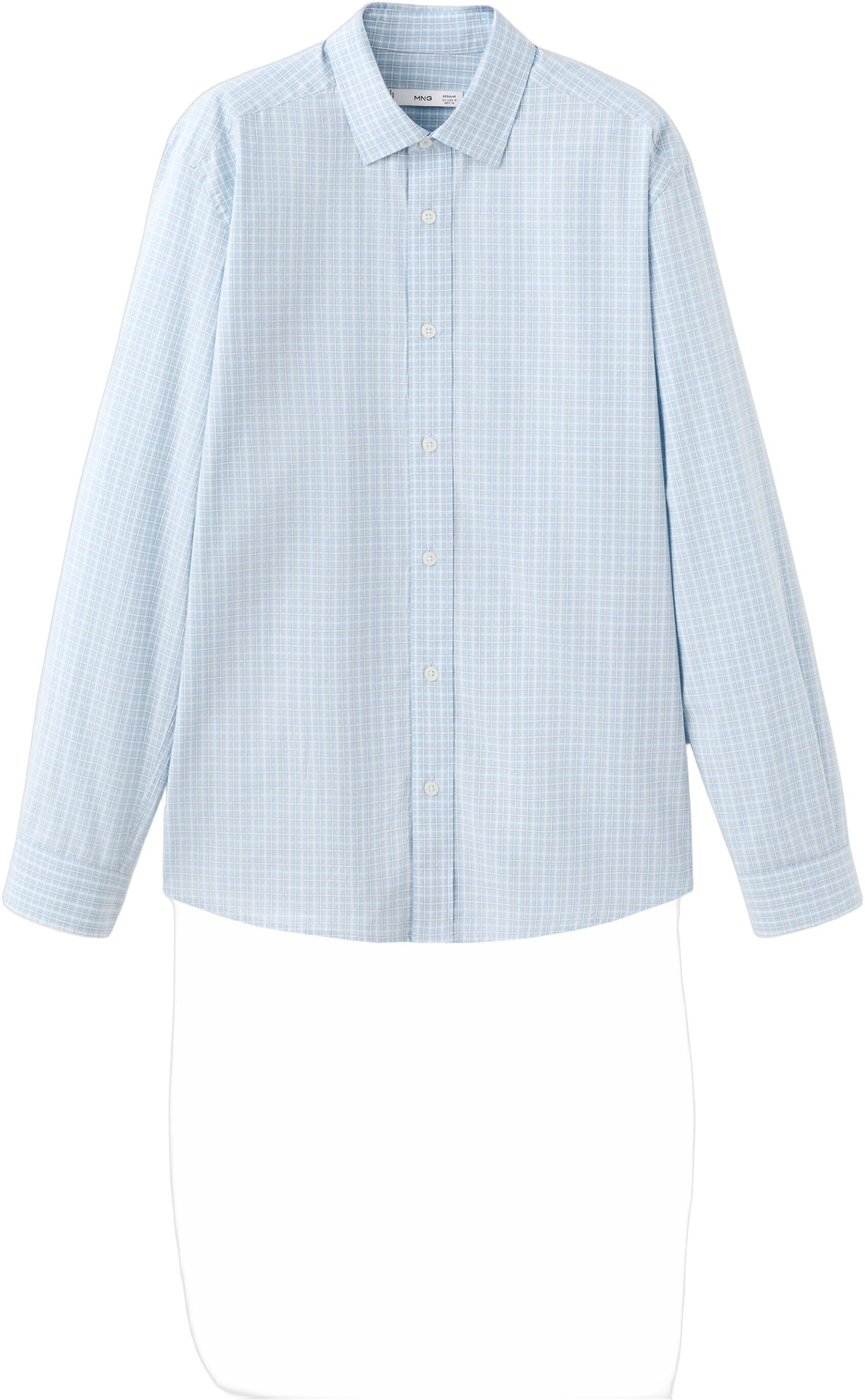 100% cotton regular fit check shirt