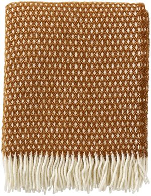 Uldplaid Dots sugar almond
