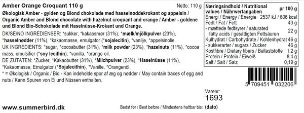 Amber Orange Croquant, 110 g