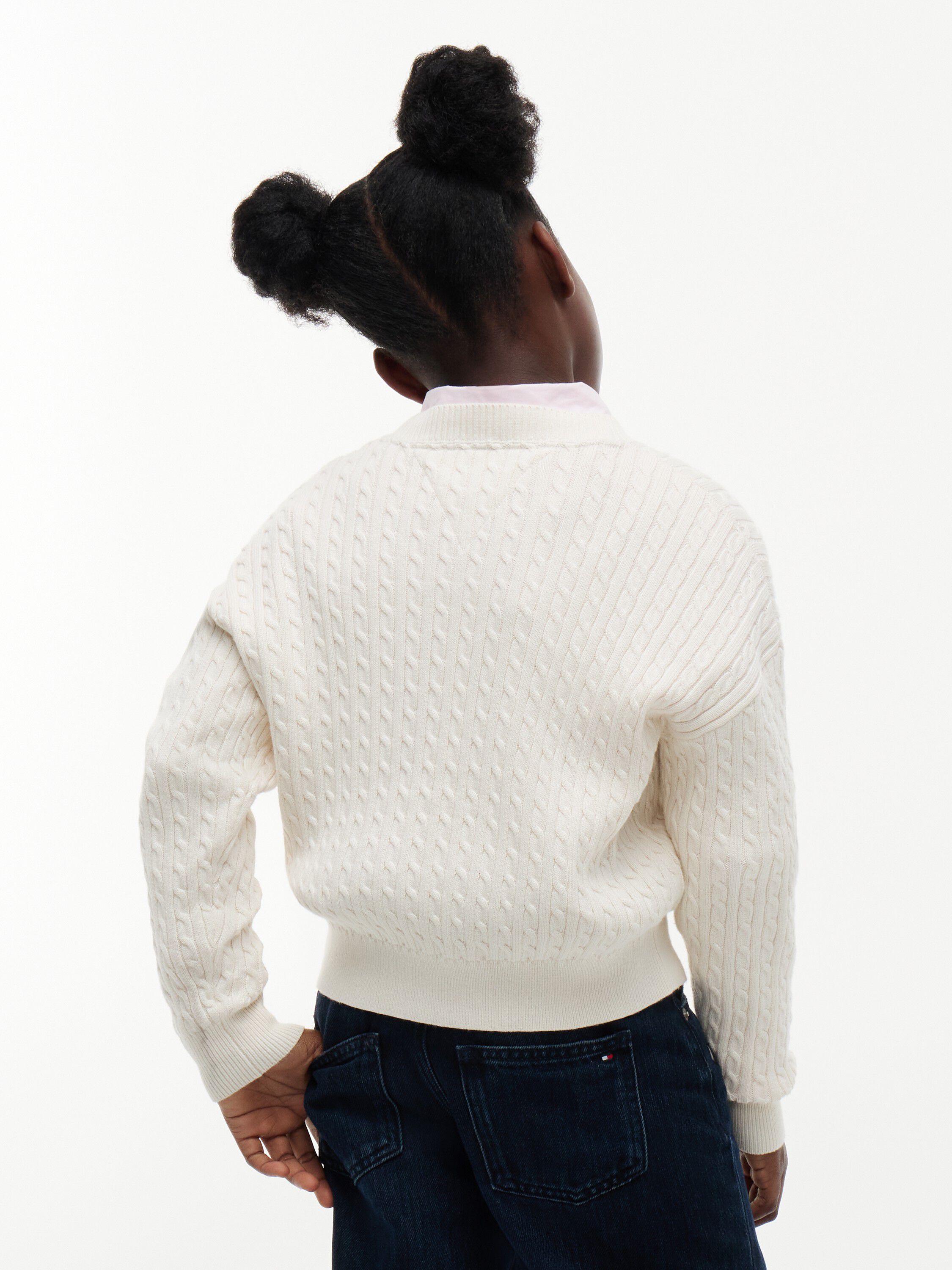 Relaxed Cable Knit Jumper