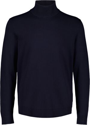Soft viscose blend roll-neck