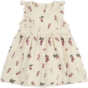 Dress S/L Frill Printed