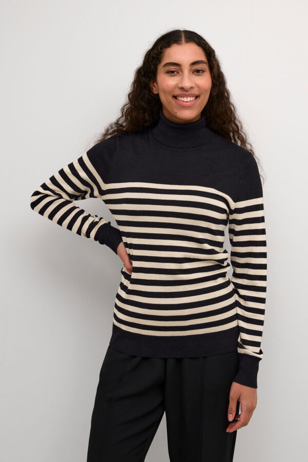 KAlizza Striped Roll Neck