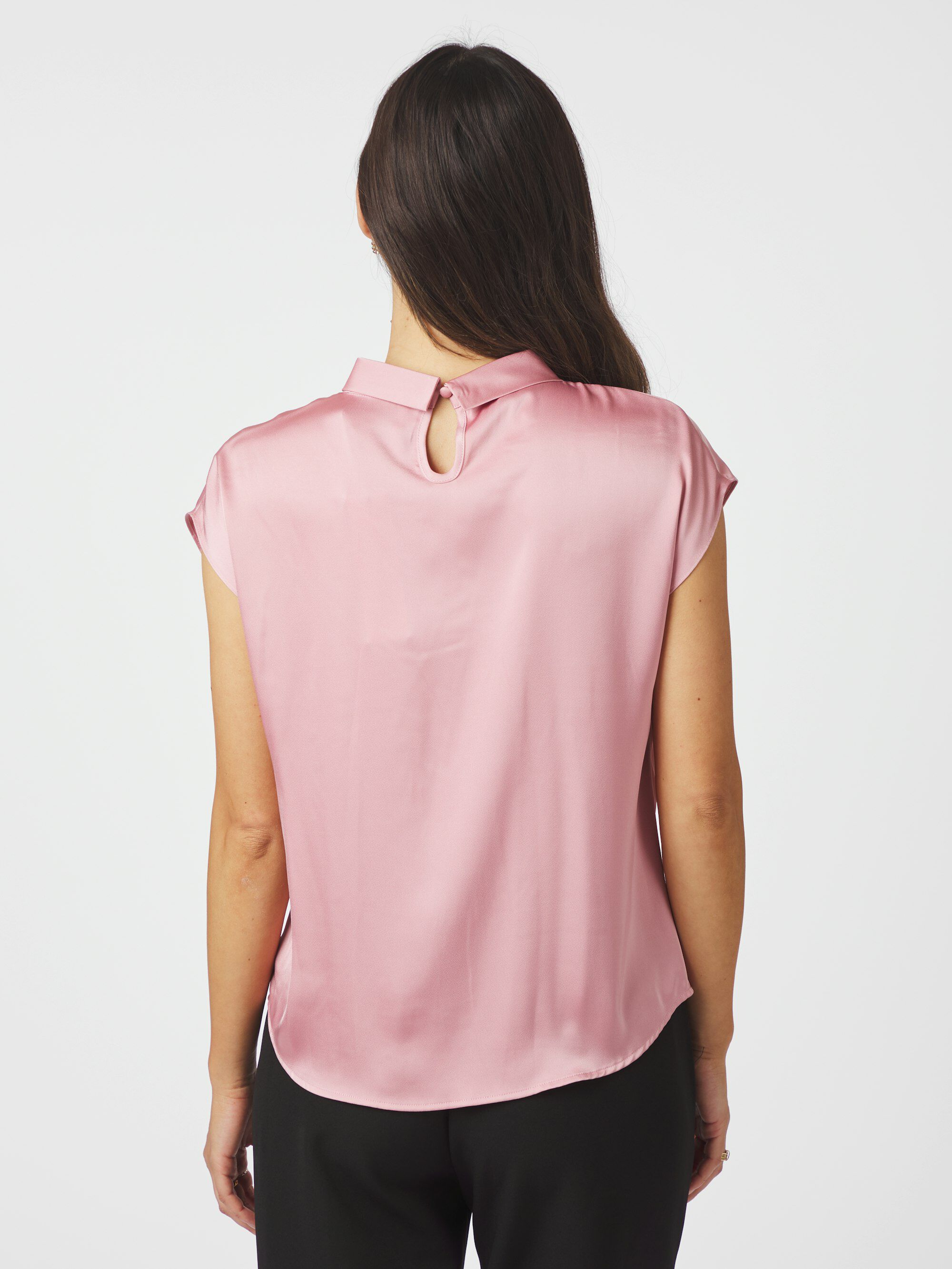 Fleur Drapy Satin Blouse
