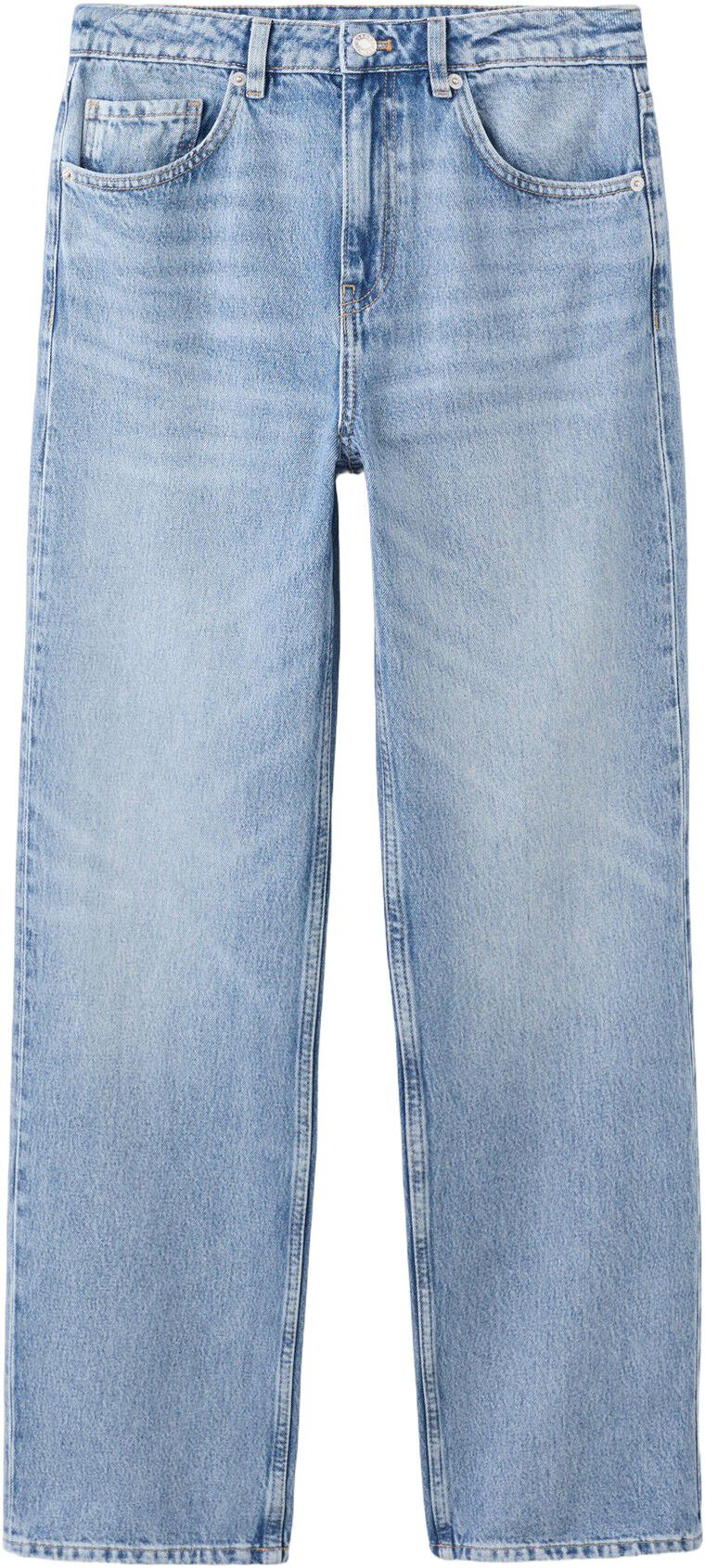 Straight low-waist jeans