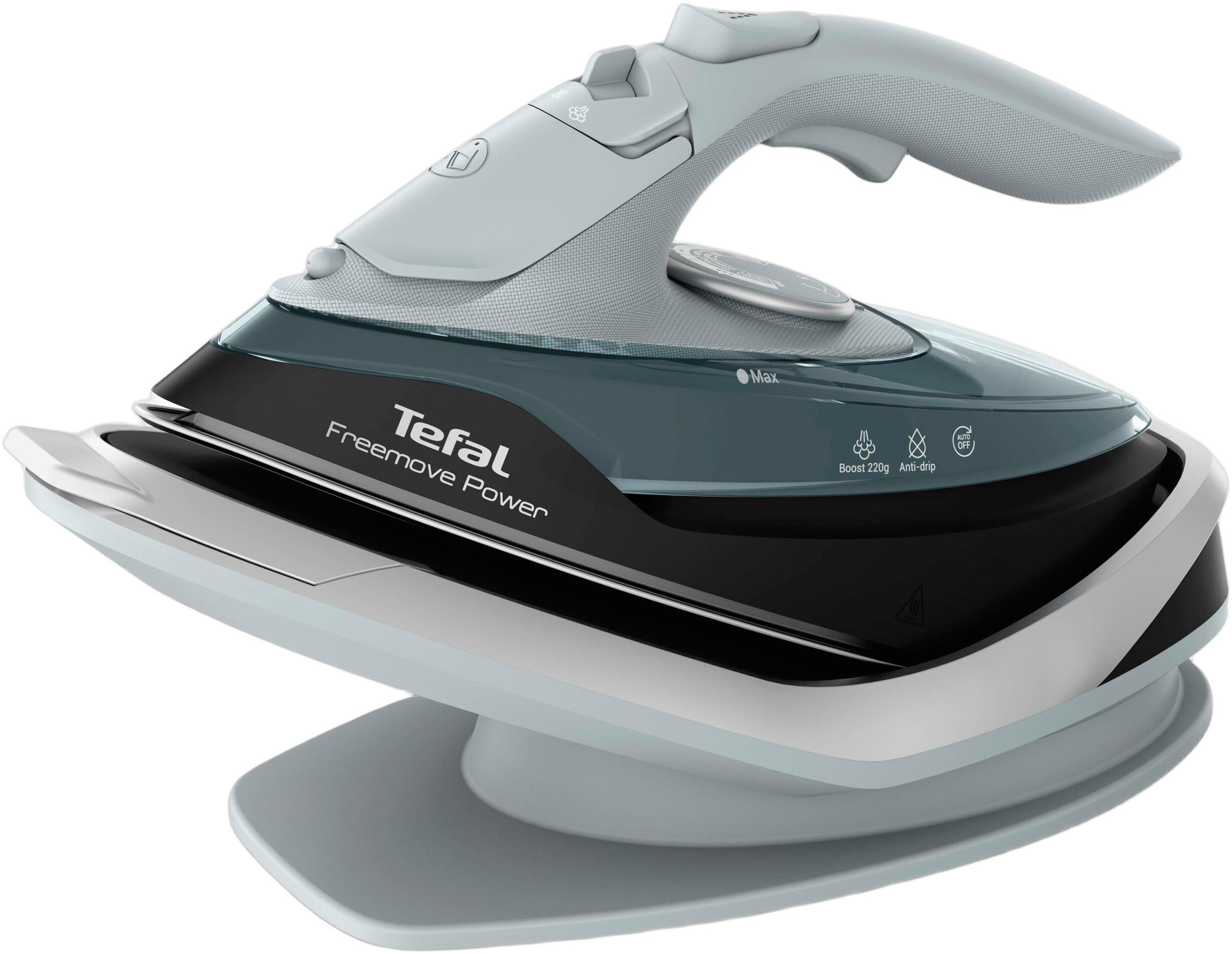 Tefal Freemove Power Grey dampstrygejern, ledningsfrit