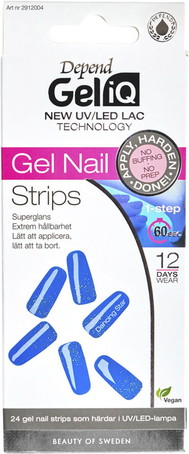 Gel iQ Gel Nail Strips Semi cured n