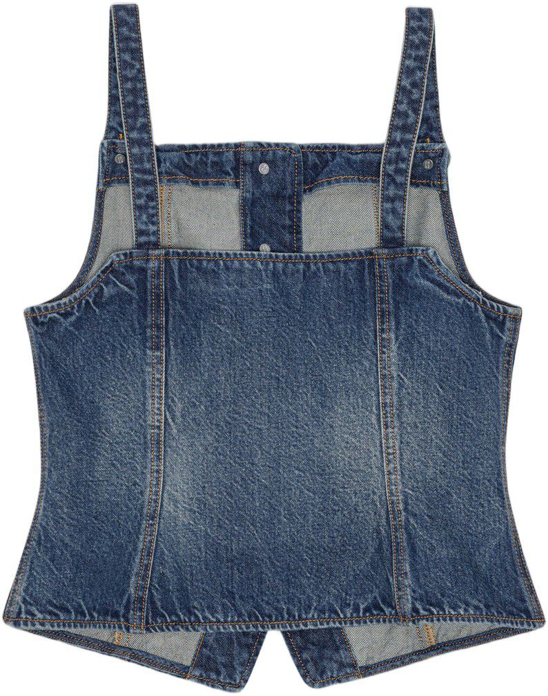 Heavy Washed Denim Top